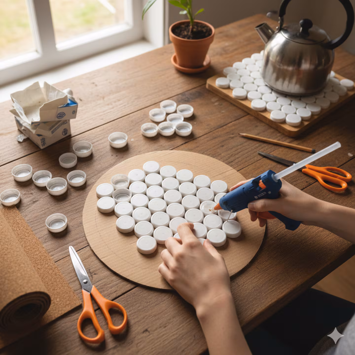 Ako imate čepove od flaša mleka, imate pravo blago: trik da ih pretvorite u koristan predmet – image 2