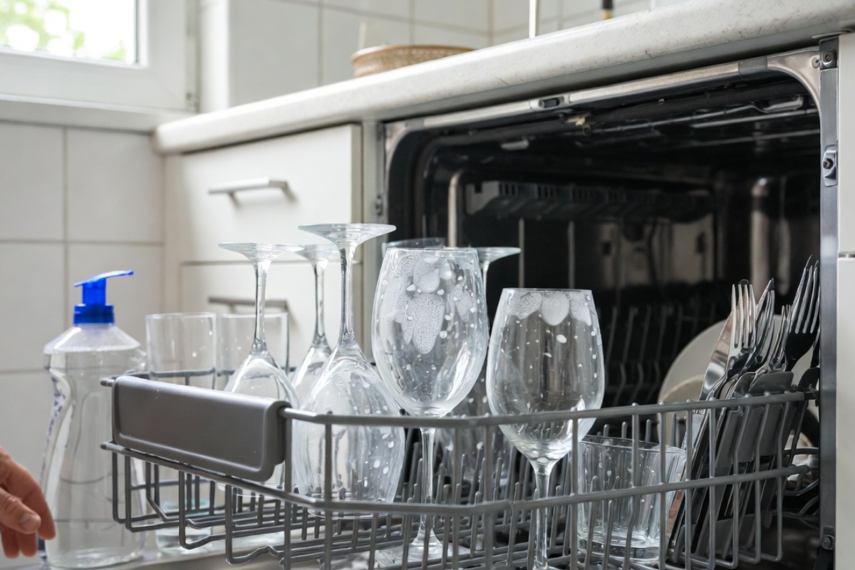 Zašto vaša mašina za pranje sudova ostavlja bele mrlje na čašama — i kako to popraviti, prema rečima stručnjaka – image 2