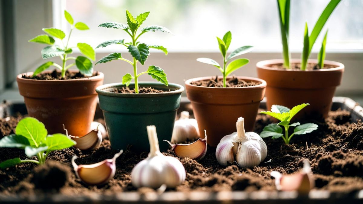 Triki sa belim lukom u saksijama: čemu služi i kako ga koristiti za zaštitu vaših biljaka – image 2