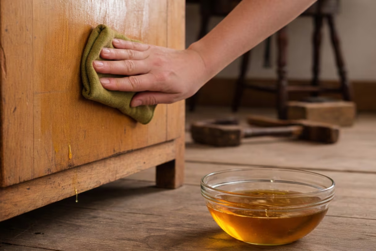 Bez laka i skupih proizvoda: kako obnoviti stari drveni nameštaj sa samo dva sastojka – image 3