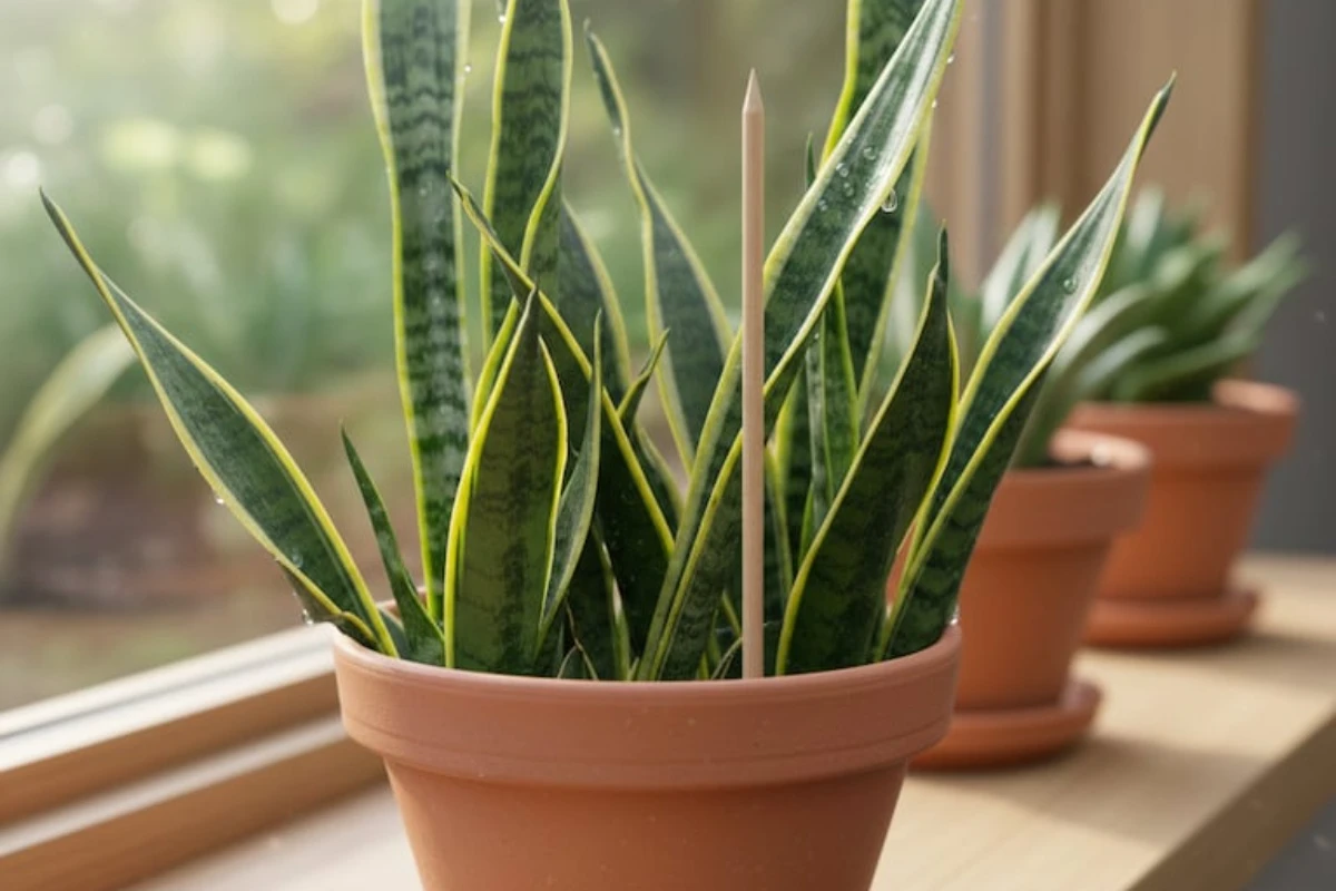 Zabijanje drvenog štapića u zemlju svekrvinog jezika: čemu služi i kada to raditi – image 1