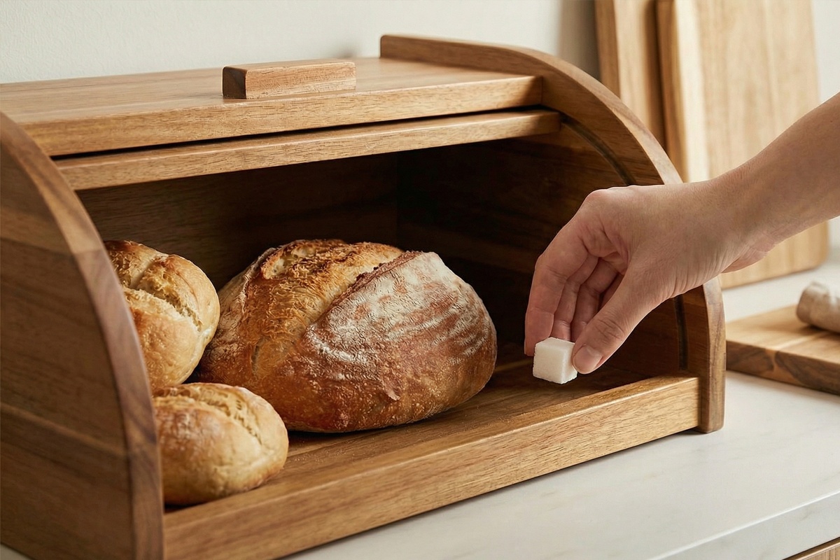 Zašto kruh brzo pljesnivi u vašoj krušnoj kutiji: stavite unutra ovaj mali predmet i ostat će svjež tjednima.