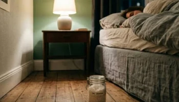 Zašto Feng Shui preporučuje da ostavite teglu sa krupnom solju pored kreveta tokom noći