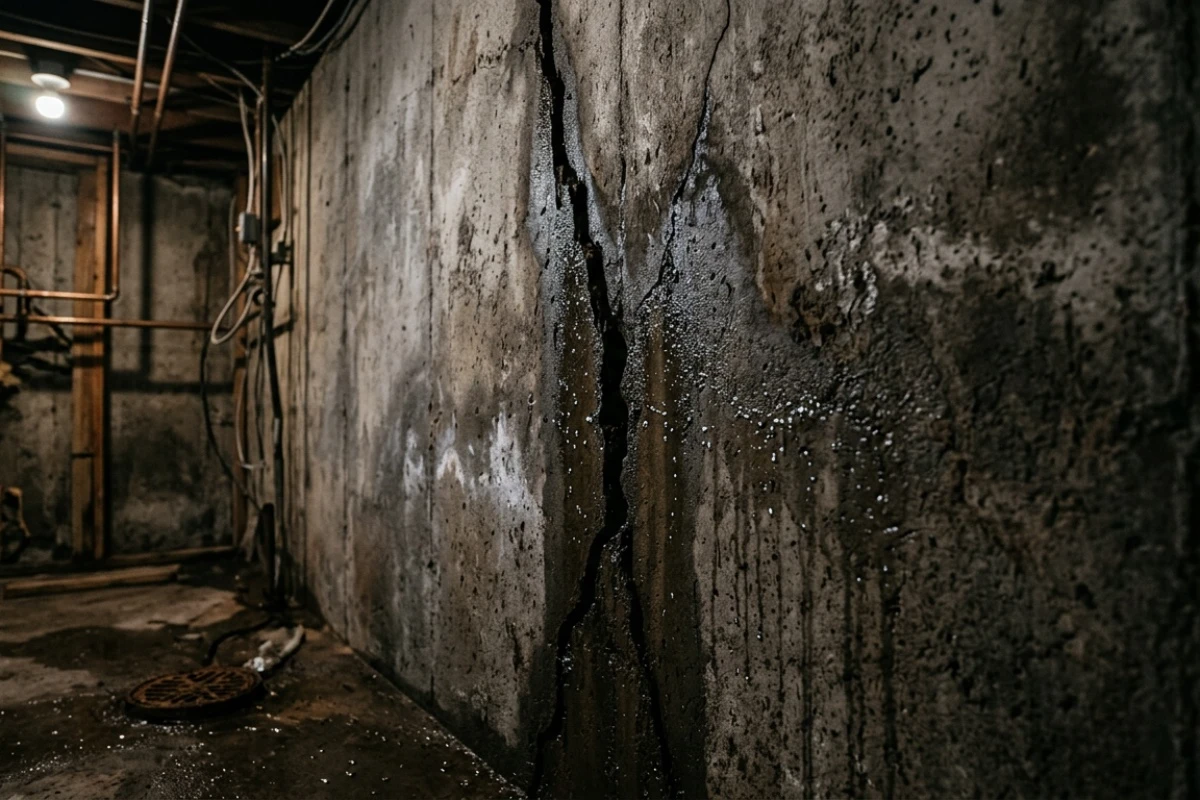 Pukotina u temelju curi tokom jake kiše – popraviti sam ili pozvati stručnjake?