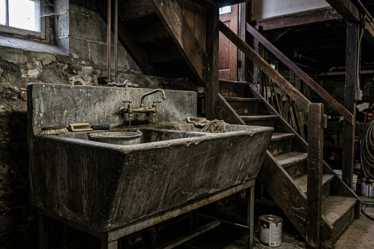 Imam dvostruku betonsku sudoperu koju pokušavam da iznesem iz podruma bez korišćenja malja; svaki savet je dobrodošao