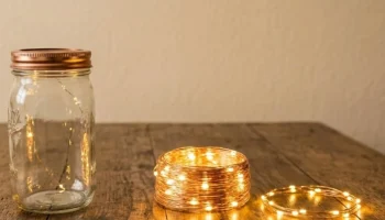 Uz staklene tegle i LED lampice, napravite prelepe lampe za dekoraciju doma