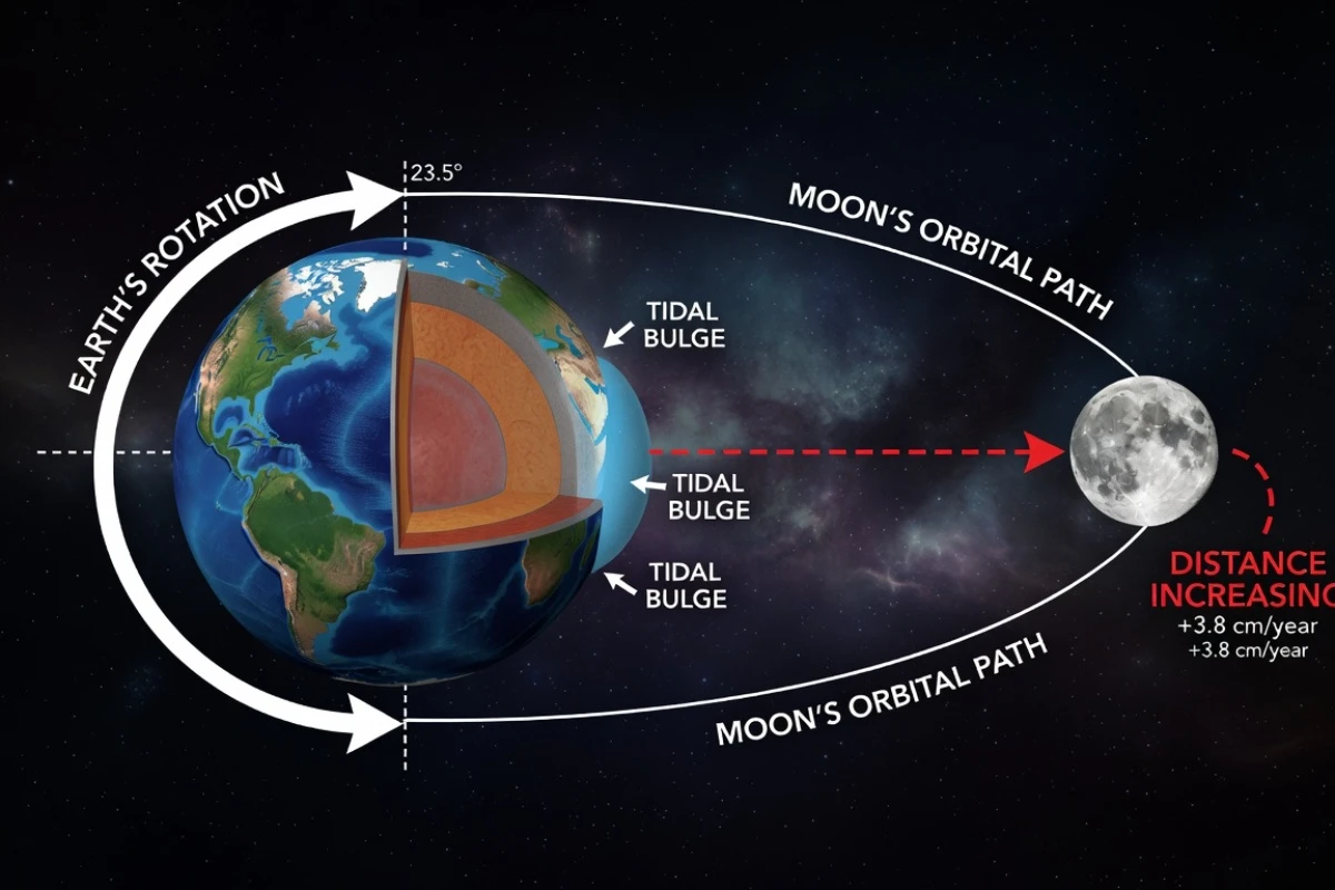 Mesec se postepeno udaljava od Zemlje, menjajući trajanje dana – image 2