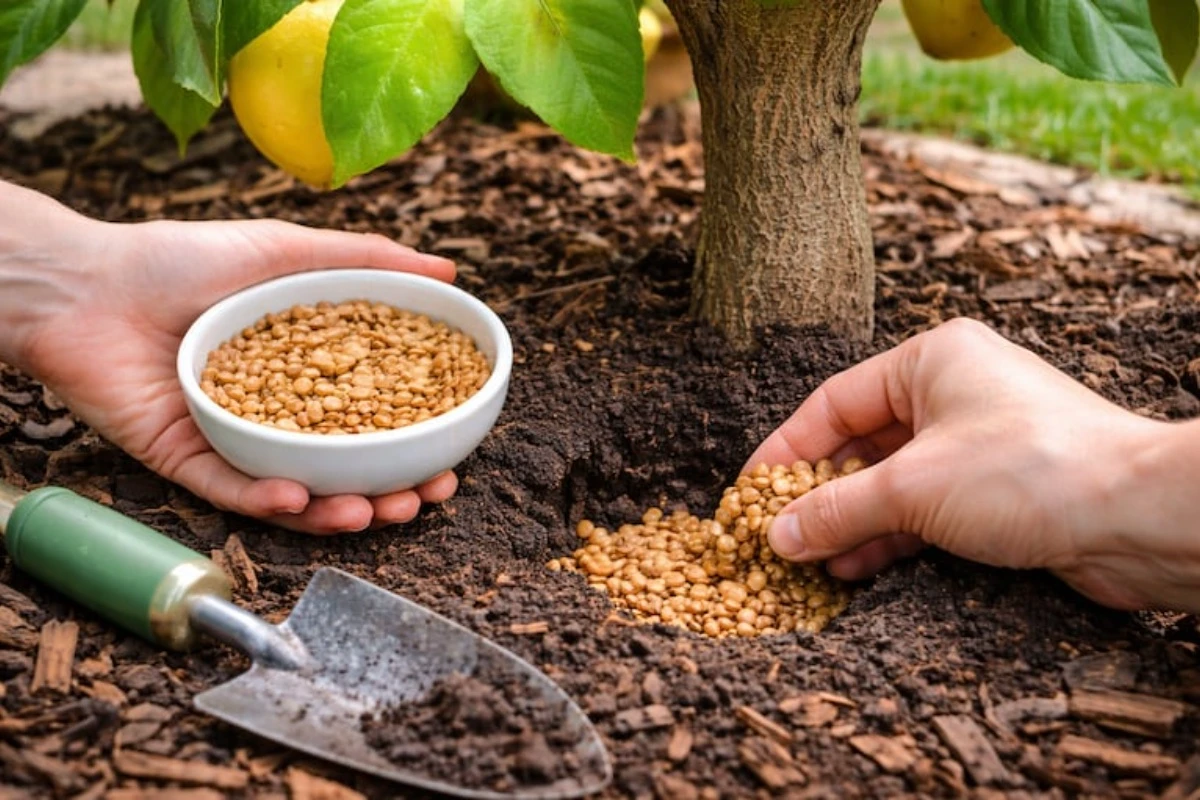 Zakopajte natopljeno sočivo u zemlju oko limuna: Zašto ovo pomaže i čemu služi – image 1