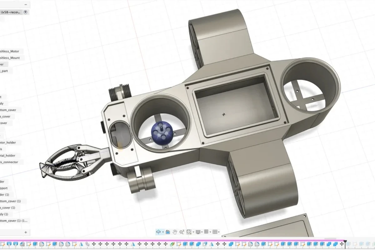 Moja supruga je ispustila naočare za sunce u duboko jezero, pa sam napravio mali podvodni ROV sa hvataljkom kako bih pokušao da ih izvadim – image 3